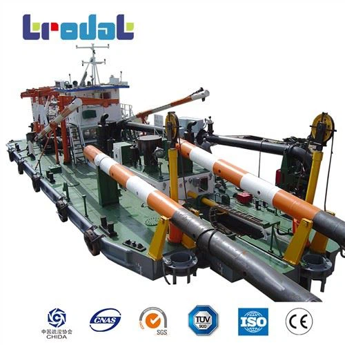 การขุดถังดูดต่อท้ายด้วยรถม้า Spud